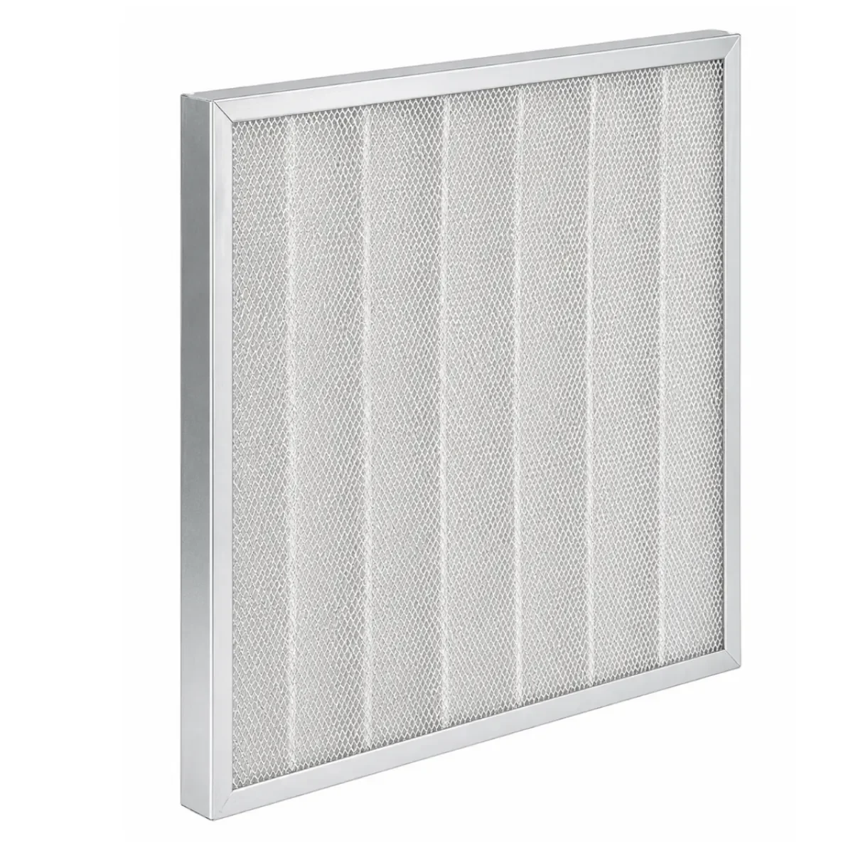 Metal mesh air filter for HVAC and industrial ventilation systems