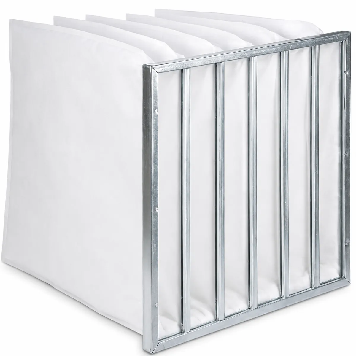 Pocket bag air filter for HVAC and industrial ventilation pre-filtration systems
