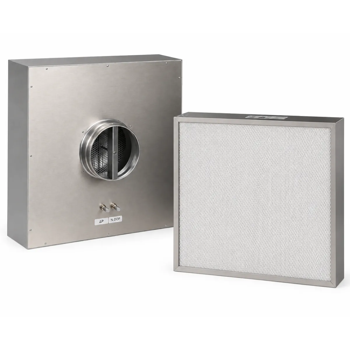 HEPA terminal hood filter for cleanrooms, hospitals and pharmaceutical air filtration applications