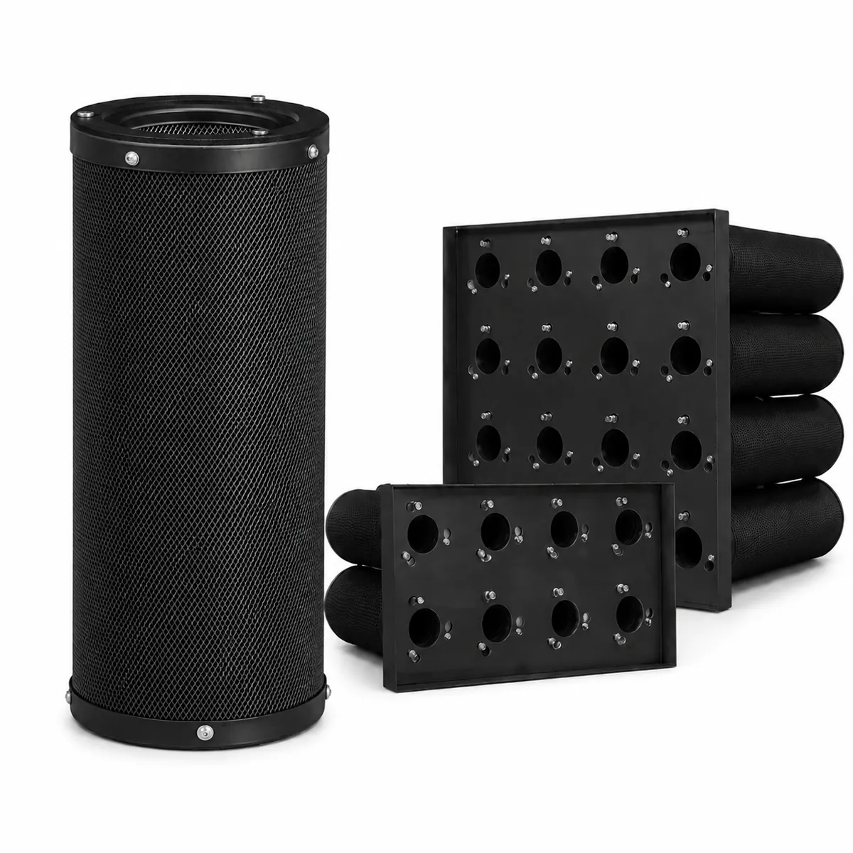 Activated Carbon Cartridge Type Filter for HVAC systems – High efficiency gas phase filtration for VOC removal, odor control and corrosive gas adsorption.